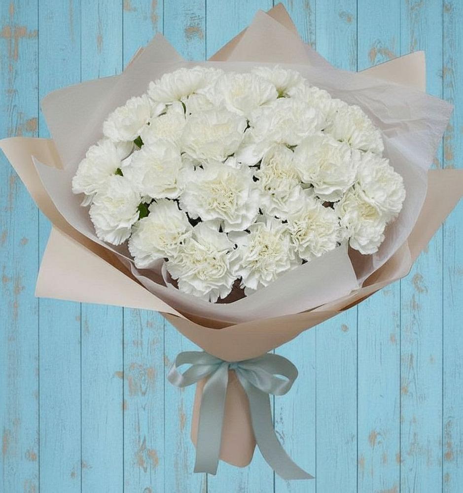 Букет цветов из: Гвоздики в Магнитогорске