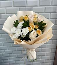 Букет цветов из:  Розы и Хризантемы #REPLACE_PRED# Магнитогорске