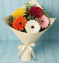 Букет цветов из:  Герберы в Магнитогорске