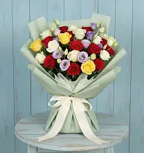 Букет цветов из:  Розы в Магнитогорске