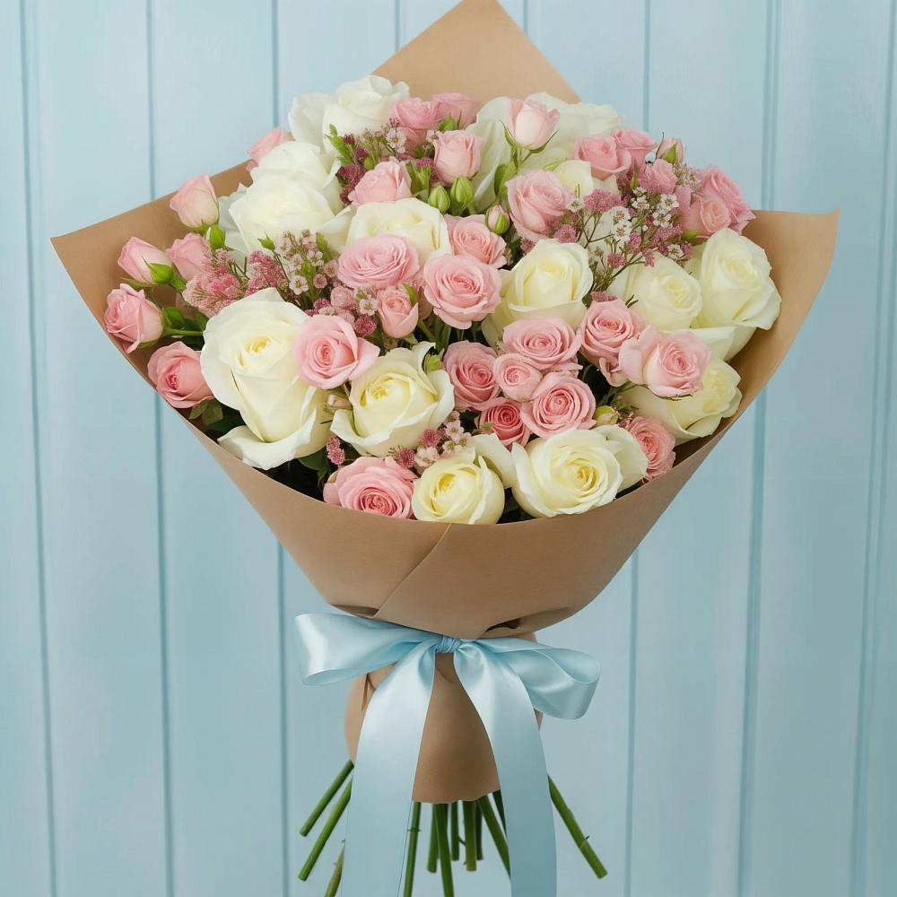 Букет цветов из: Розы в Магнитогорске