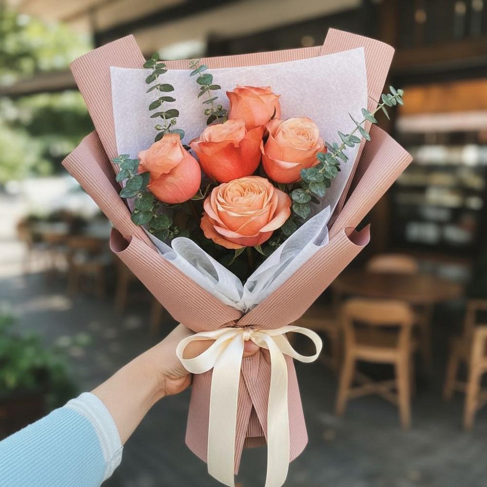 Букет цветов из: Розы в Магнитогорске