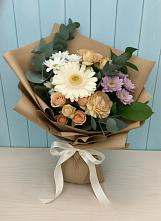 Букет цветов из:  Герберы и Хризантемы в Магнитогорске