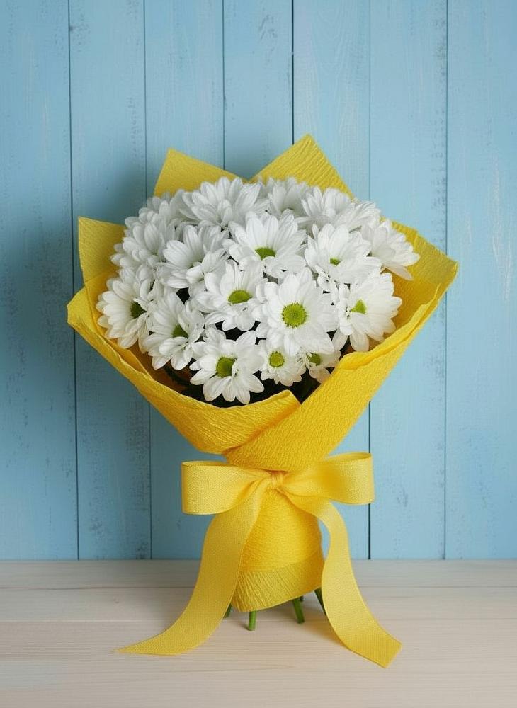 Букет цветов из: Хризантемы в Магнитогорске