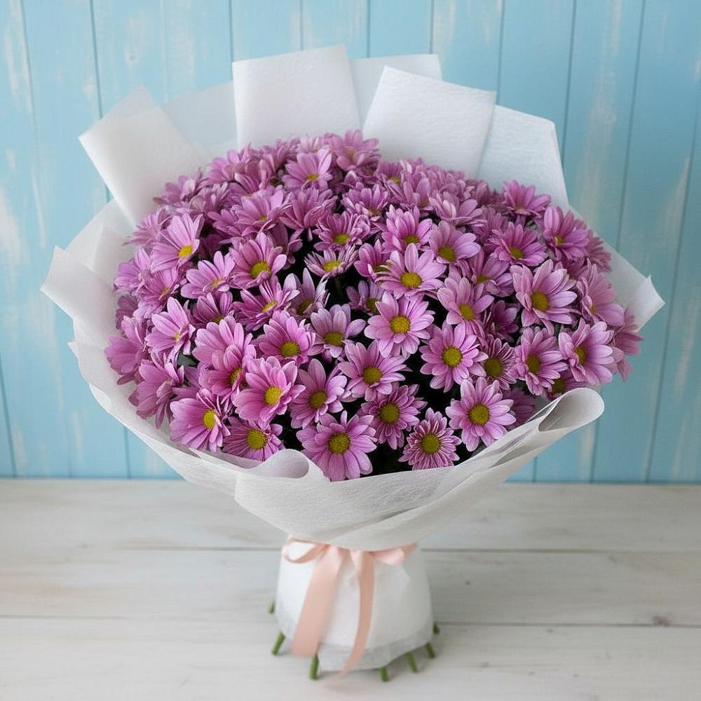Букет цветов из: Хризантемы в Магнитогорске