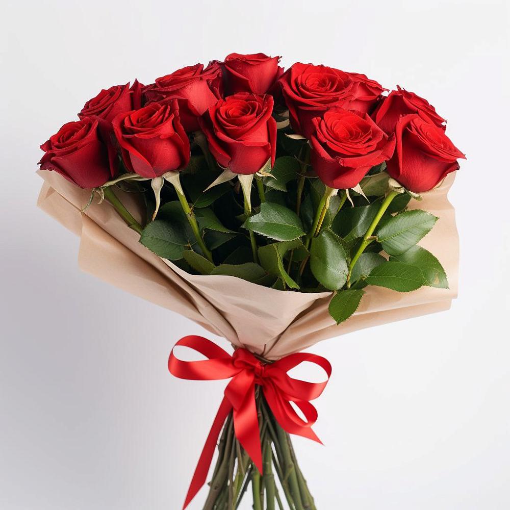 Букет 11 Красных роз Эдлесс Лав в Магнитогорске