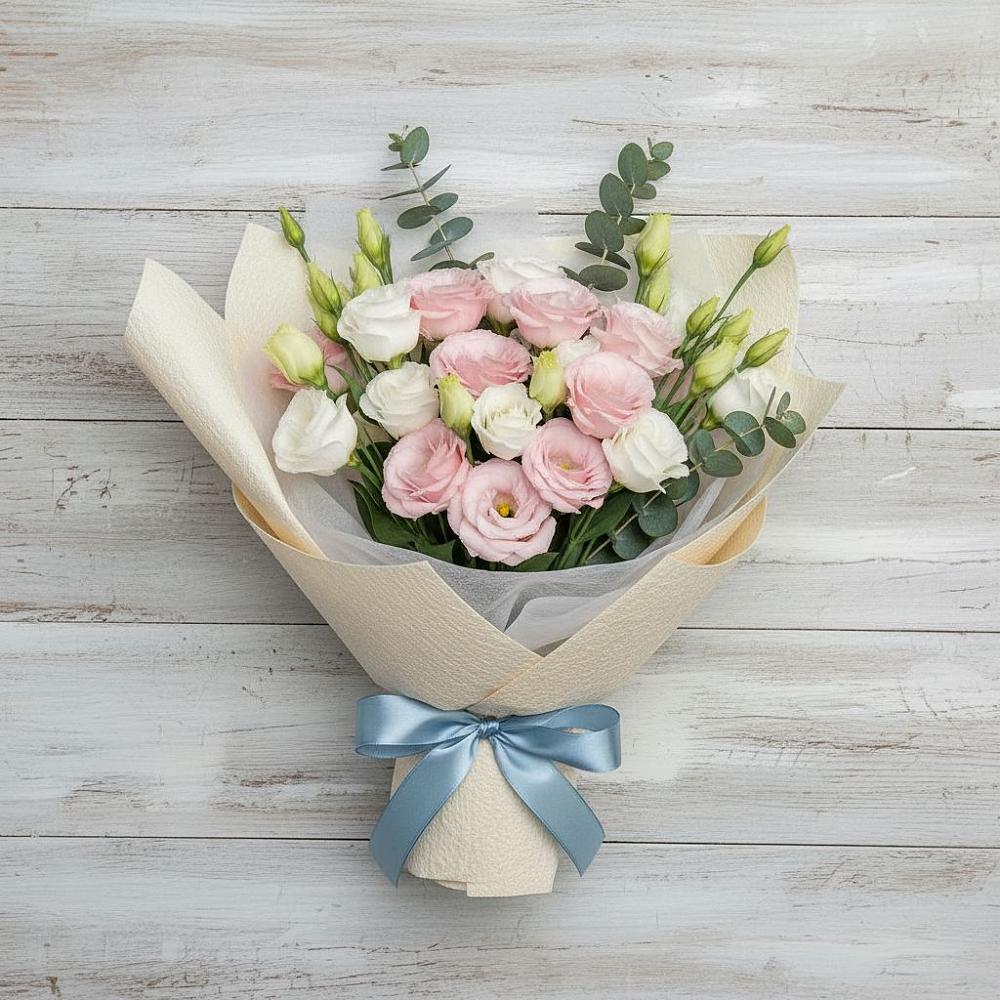 Букет цветов из: Лизиантусы в Магнитогорске